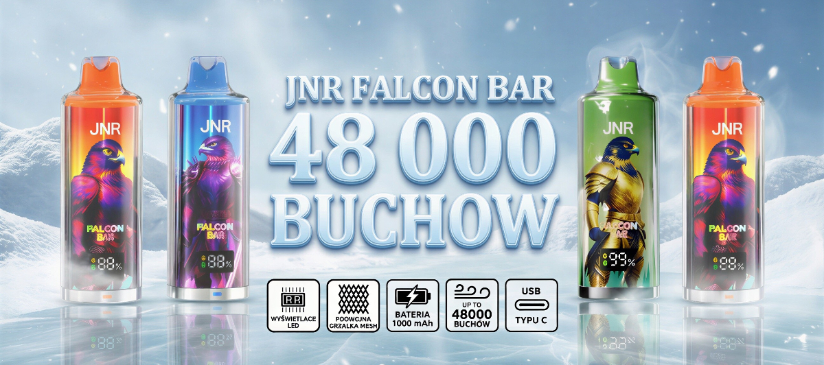 JNR Jednorazówki - Najlepsze e-papierosy 10000 buchów, top kolekcje Vapes Europe